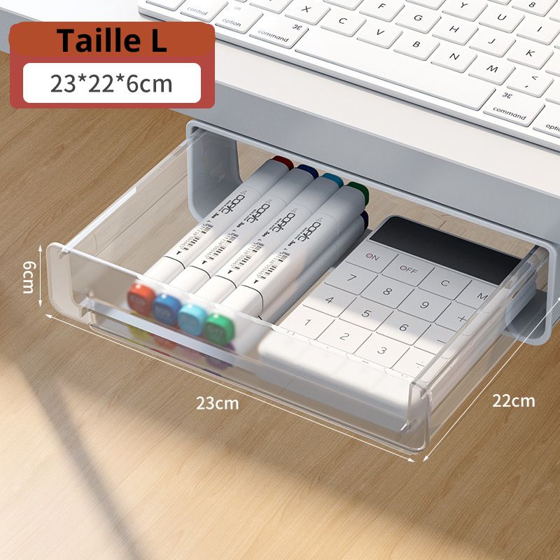 Organisateur discret à tiroir coulissant – 3 tailles disponibles