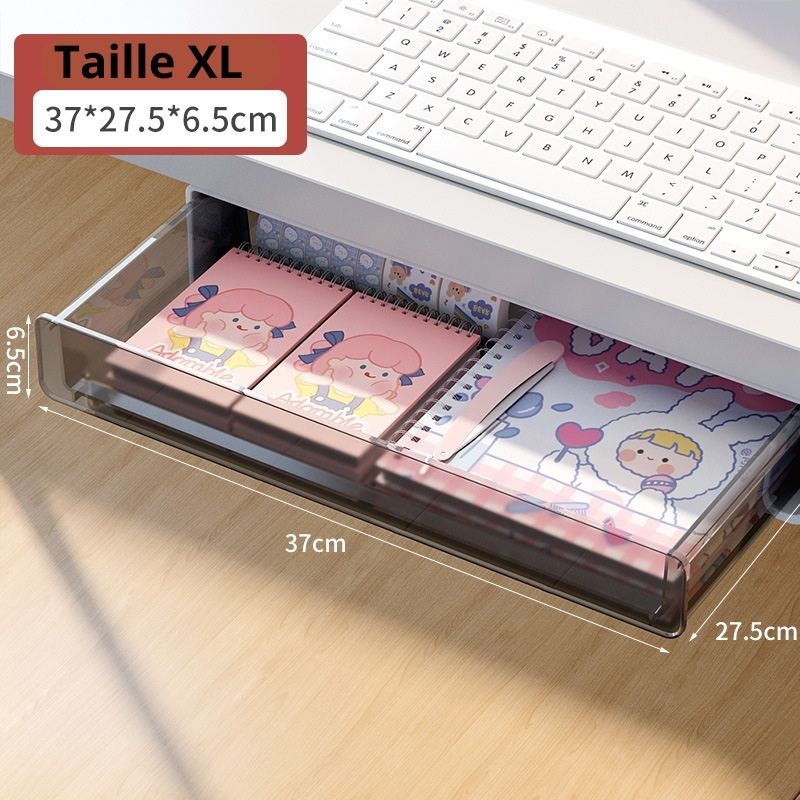 Organisateur discret à tiroir coulissant – 3 tailles disponibles