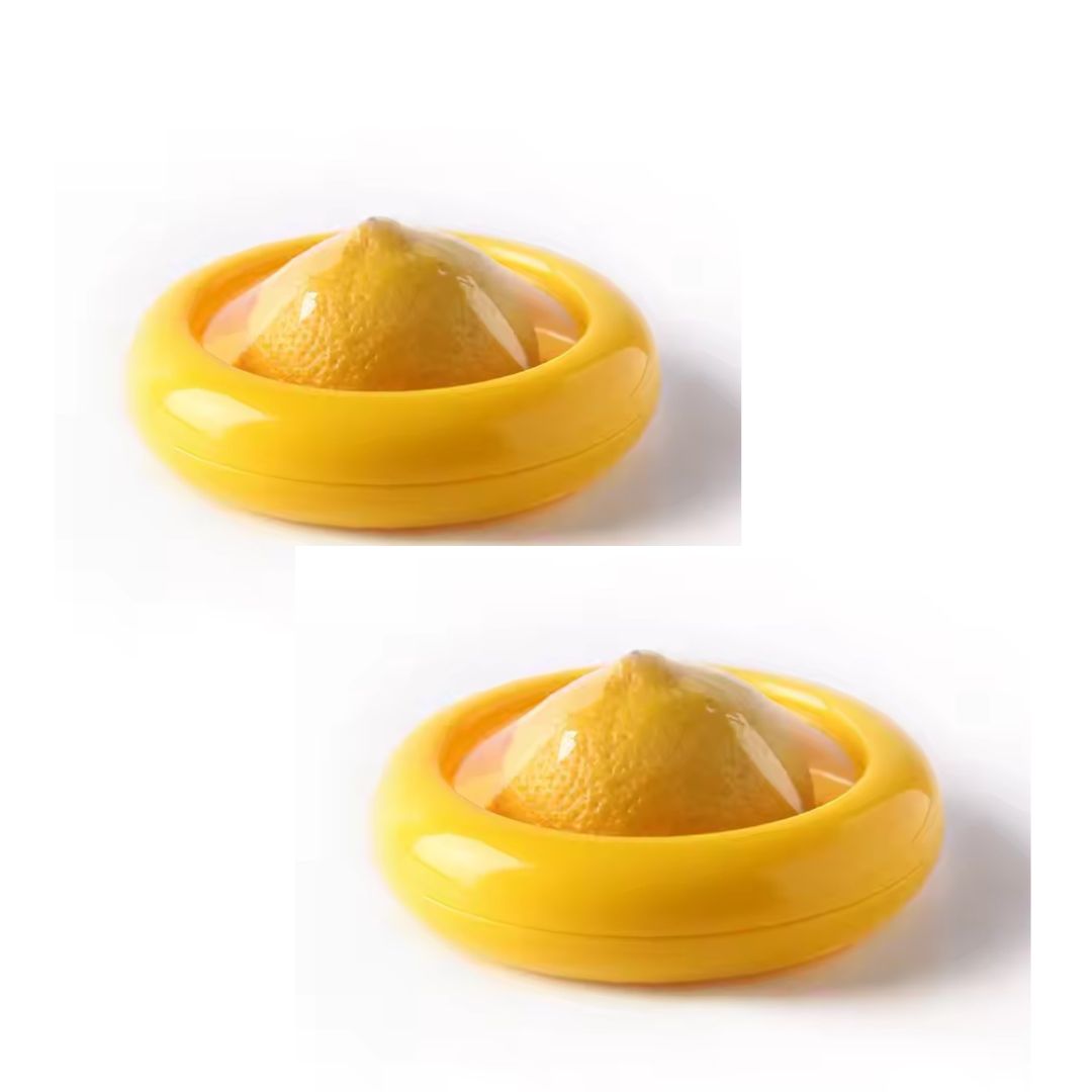Contenant hermétique en silicone pour citron et petits agrumes.