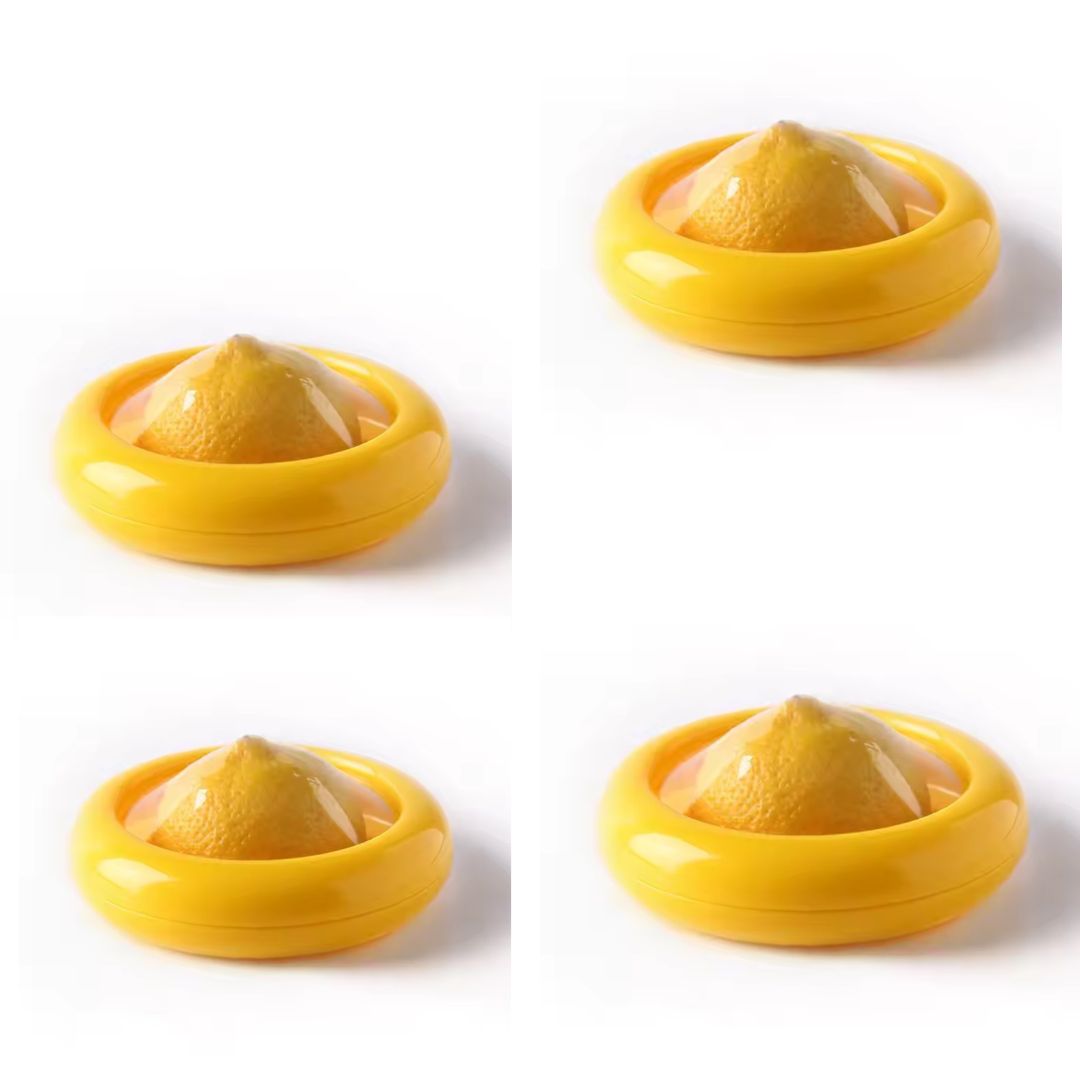 Contenant hermétique en silicone pour citron et petits agrumes.