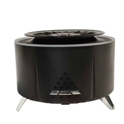 Diffuseur d'Huiles Essentielles Ultrasonique - Relaxation et Bien-Être effet Meduse+effet flamme